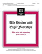 We Hasten with Eager Footsteps Handbell sheet music cover